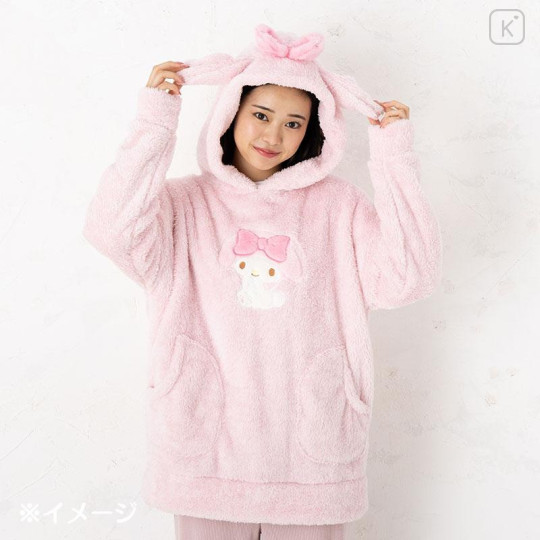 Japan Sanrio Original Boa Hoodie - Hangyodon - 4