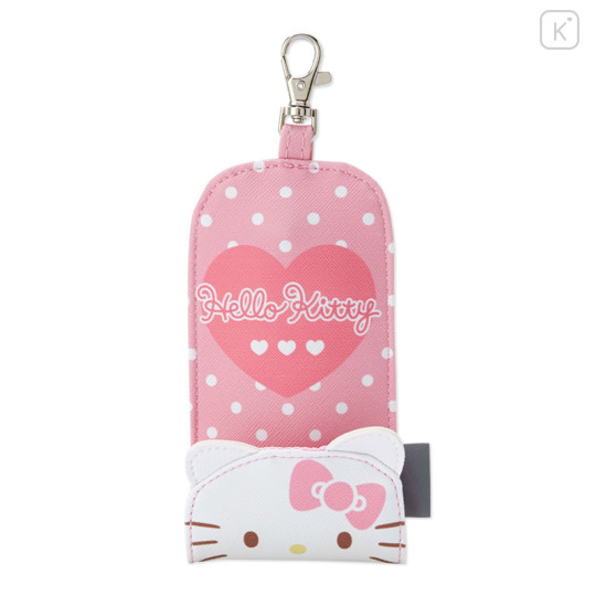 Japan Sanrio Key Case with Reel - Hello Kitty - 1