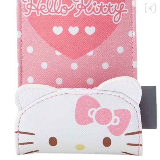 Japan Sanrio Key Case with Reel - Hello Kitty - 3