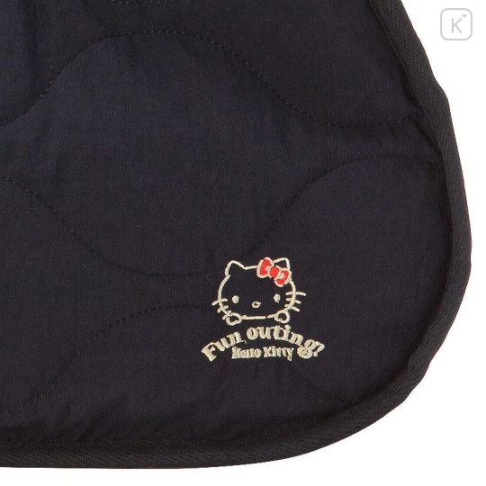 Japan Sanrio Rootote Deli Quilt Bag - Hello Kitty : Face - 4