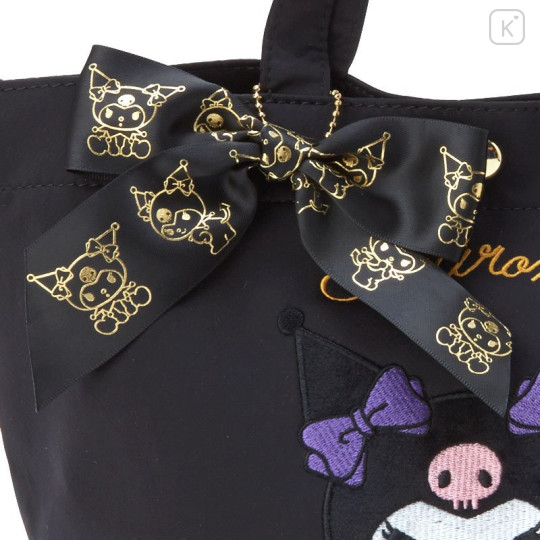 Japan Sanrio Tote Bag - Kuromi : Ruban - 5