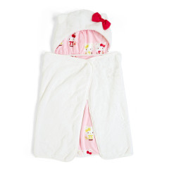 Japan Sanrio Original Hooded Blanket - Hello Kitty / Birthday 2022