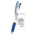 Japan Disney Jetstream 3 Color Multi Ballpoint Pen - Donald & Daisy - 1