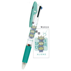 Japan Disney Jetstream 3 Color Multi Ball Pen - Toy Story Aliens