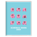 Japan Kirby A6 Schedule Book - Makoto Ozu Blue 2023 - 1