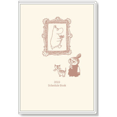 Japan Moomin A6 Schedule Book - Little My & Moomin 2023