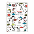 Japan Peanuts A6 Date Book - Snoopy 2023 White - 1
