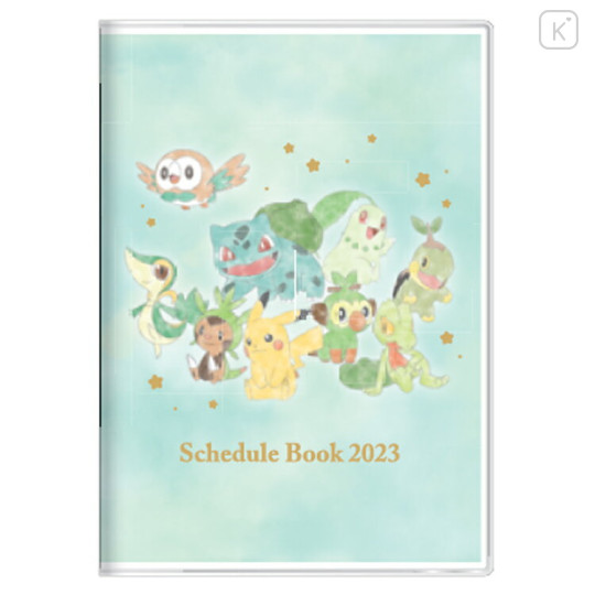 Japan Pokemon B6 Schedule Book - Grass Type 2023 - 1