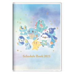 Japan Pokemon B6 Schedule Book - Water Type 2023