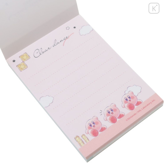 Japan Kirby Mini Notepad - Clear Dance - 2