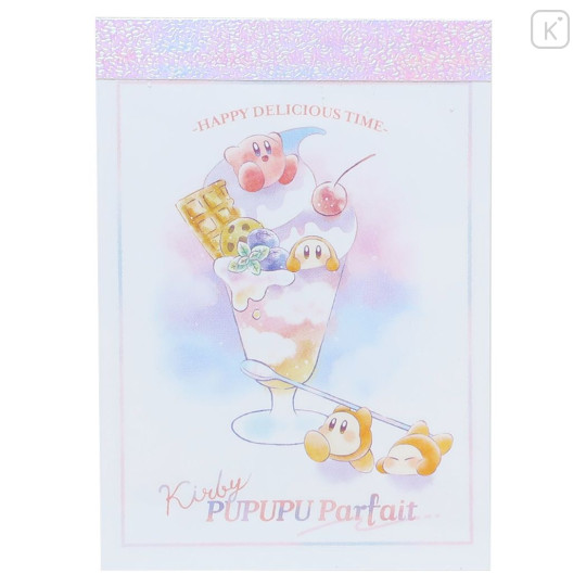 Japan Kirby Mini Notepad - Pupupu Parfait - 1