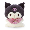 Japan Sanrio Original Cushion Plush - Kuromi / Poteko - 1