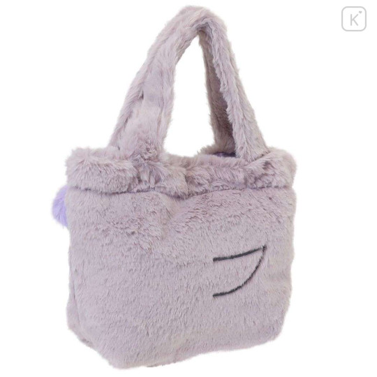 Japan Sanrio Fur Handbag - Kuromi Baku - 2