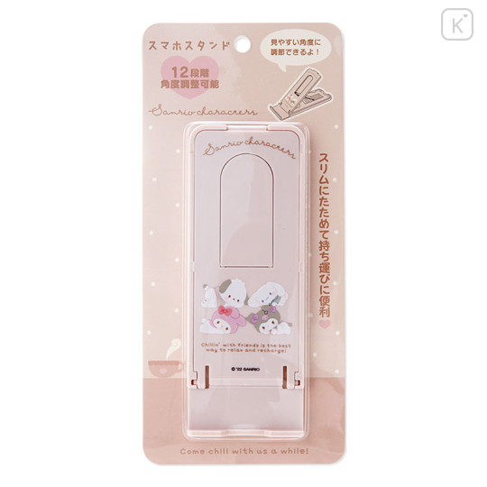Japan Sanrio Original Folding Smartphone Stand - Daze Chill Time - 1