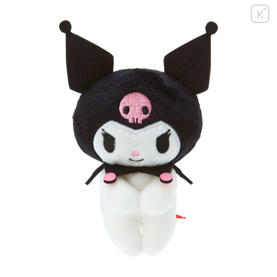 Japan Sanrio Chokkorisan Sitting Plush Doll - Kuromi - 1