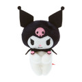 Japan Sanrio Chokkorisan Sitting Plush Doll - Kuromi - 1