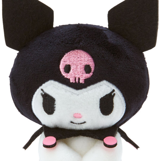 Japan Sanrio Chokkorisan Sitting Plush Doll - Kuromi - 3
