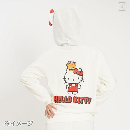 Japan Sanrio Hoodie with Ears (M) - Hello Kitty - 7