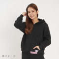 Japan Sanrio Hoodie with Ears (M) - Kuromi - 5