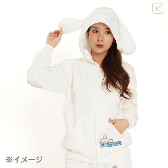 Japan Sanrio Hoodie with Ears (L) - Cinnamoroll - 6