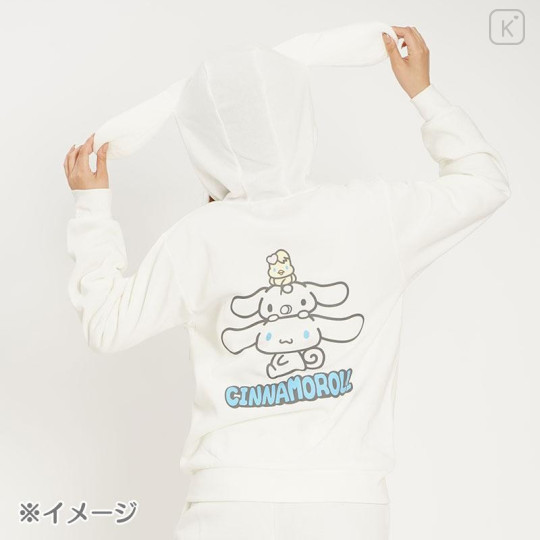 Japan Sanrio Hoodie with Ears (L) - Cinnamoroll - 7