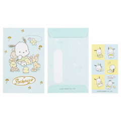 Japan Sanrio Original Gold Foil Decorative Envelope 5pcs - Pochacco