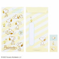 Japan Sanrio Original Gold Foil Decorative Envelope (L) 3pcs - Snoopy - 1