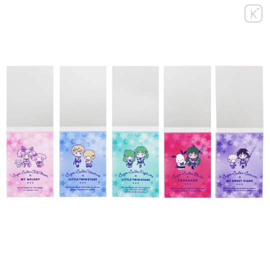 Japan Sanrio × Sailor Moon Eternal Mini Notepad 5pcs Set B - 3