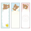 Japan San-X Clear Index Sticky Notes - Chairoikoguma / I Want to Grow Bigger - 2