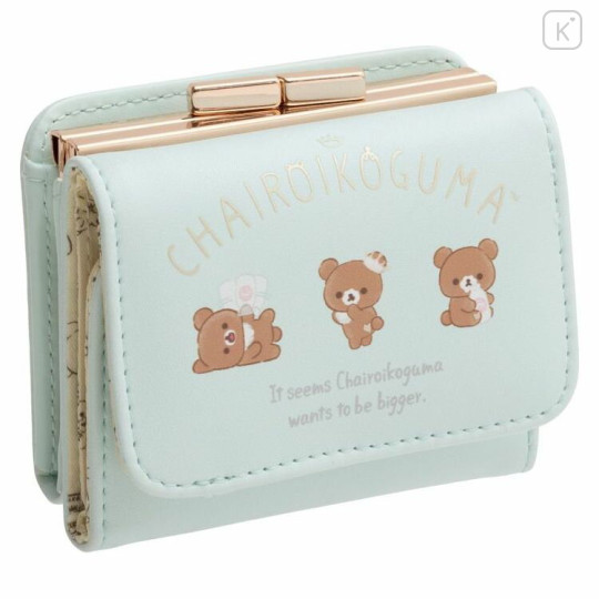 Japan San-X Compact Wallet - Chairoikoguma : I Want to Grow Bigger - 1