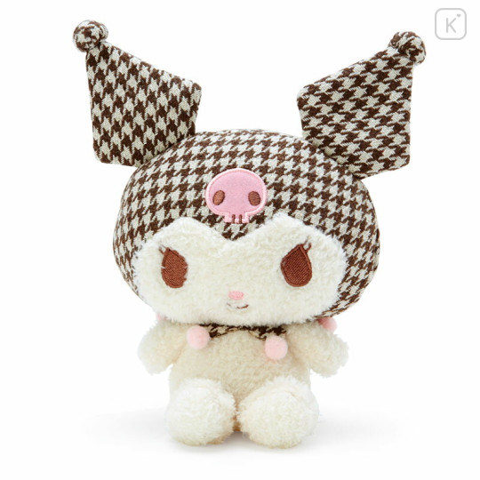 Japan Sanrio Plush Toy - Kuromi / Sweet Houndstooth - 1