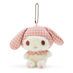 Japan Sanrio Mascot Holder - My Melody / Sweet Houndstooth