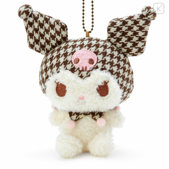 Japan Sanrio Mascot Holder - Kuromi / Sweet Houndstooth - 2