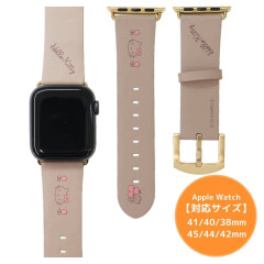 Japan Sanrio Apple Watch Leather Band - Hello Kitty