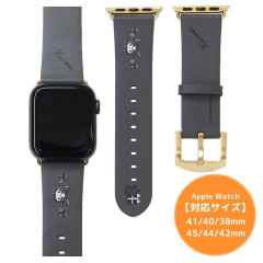 Japan Sanrio Apple Watch Leather Band - Kuromi