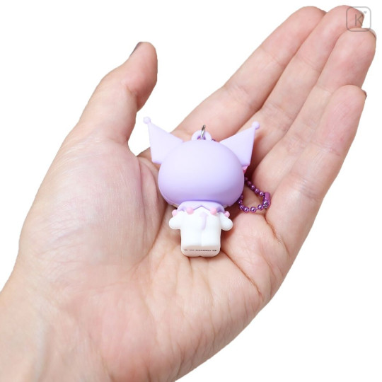 Japan Sanrio Keychain Mascot - Kuromi - 2