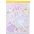Japan Sanrio Playable Origami Memo - Heart - 1