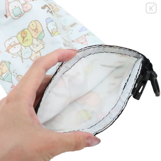 Japan San-X Leisure Drawstring Pouch - Sumikko Gurashi / Sumikko Camp - 3