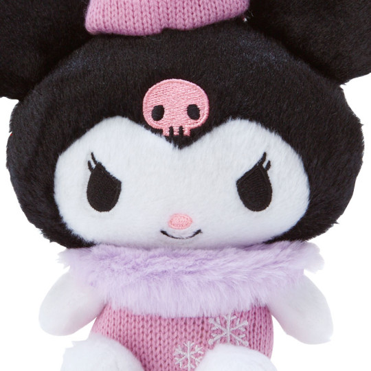 Japan Sanrio Plush Toy - Kuromi / Knitted - 3