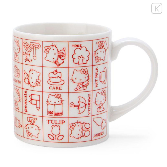 Japan Sanrio Mug & Mascot Holder Set - Hello Kitty Classic - 7