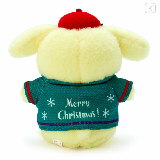 Japan Sanrio Original Plush Toy - Pompompurin / Christmas Sweater - 2