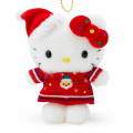 Japan Sanrio Original Mascot Holder - Hello Kitty / Christmas Sweater - 2