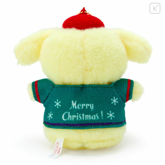 Japan Sanrio Original Mascot Holder - Pompompurin / Christmas Sweater - 3