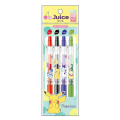 Japan Pokemon Juice Gel Pen 4 Color Set B