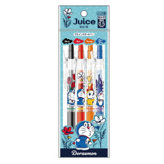 Japan Doraemon Juice Gel Pen 4 Color Set A