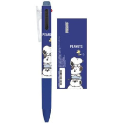 Japan Peanuts Vicuna Feel 2 Color Multi Ball Pen - Snoopy / Trio