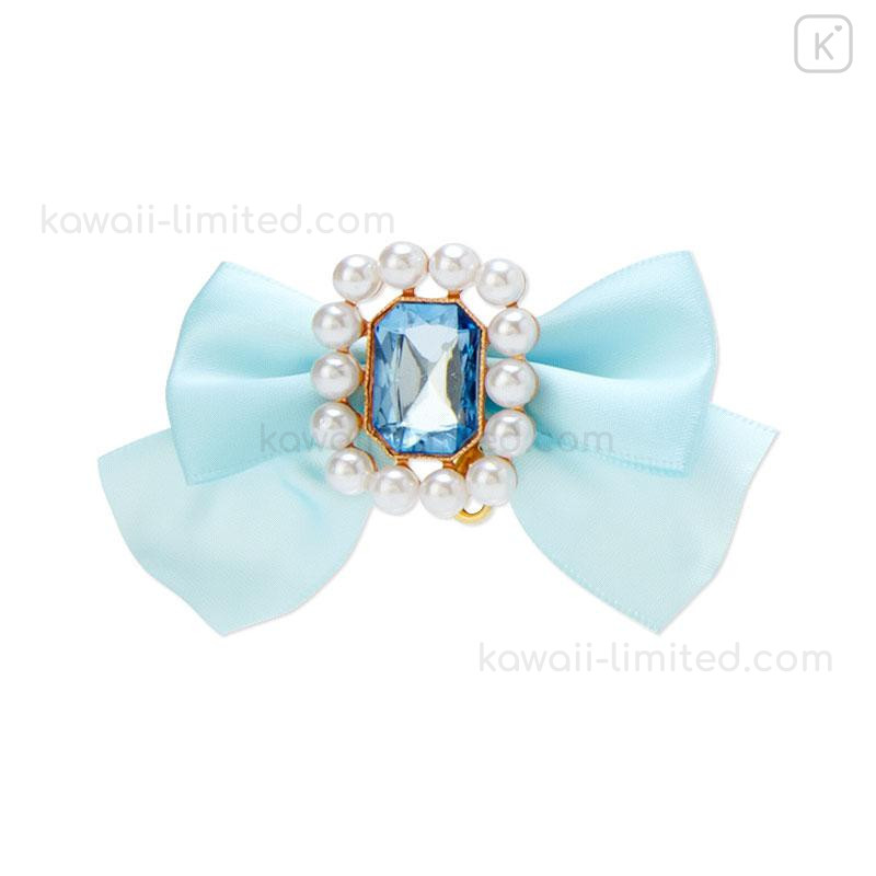 New Sanrio Cinnamoroll Plush Accessory Gift Set Ribbon Pearl Beads Necklace  box