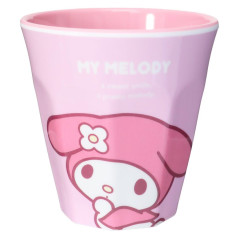 Japan Sanrio Melody Melamine Tumbler - Face / Pink
