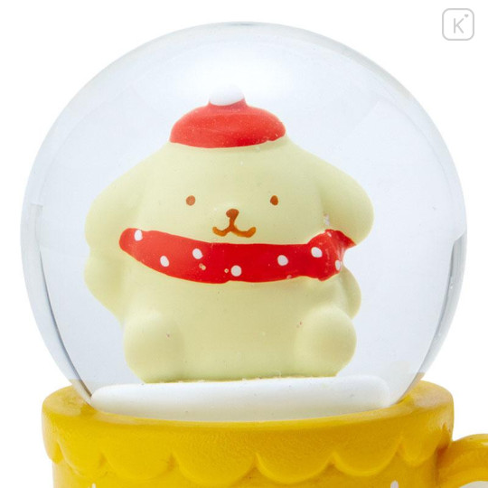 Japan Sanrio Original Mini Snow Globe - Pompompurin 2022 - 4