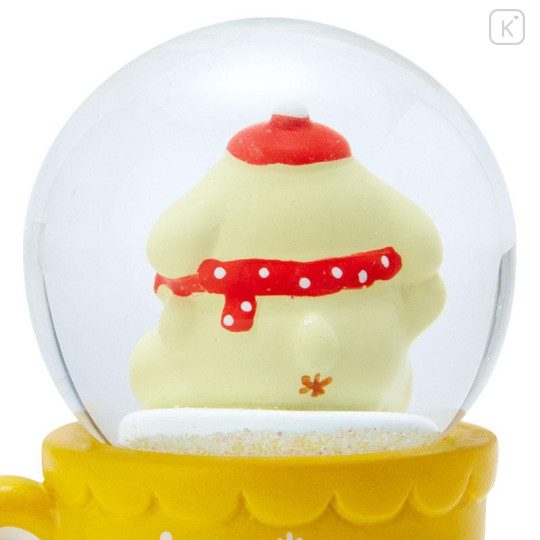 Japan Sanrio Original Mini Snow Globe - Pompompurin 2022 - 5